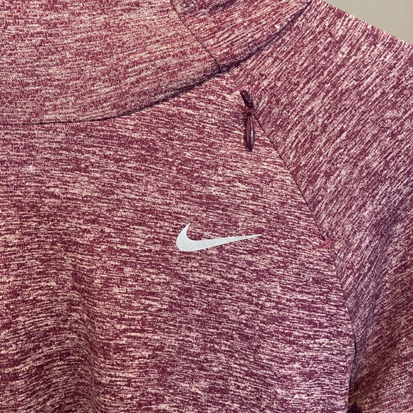 Purple Dry fit Nike Hooded Long Sleeve XS - Picture 3 of 5